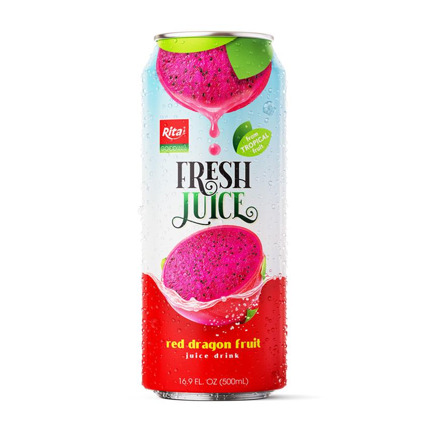 500ml Canned Dragonfruit Juice Drink